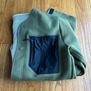 adidas Originals Reversible Khaki Baseball Long Sleeve T-Shirt